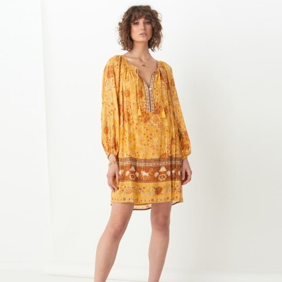 Spell & the Gypsy Collective Mystic Tunic Sunflower Dress - Picture 2 of 11